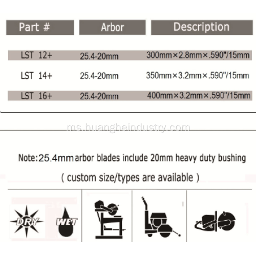 Lightning General Turbo Segmented Diamond Blade